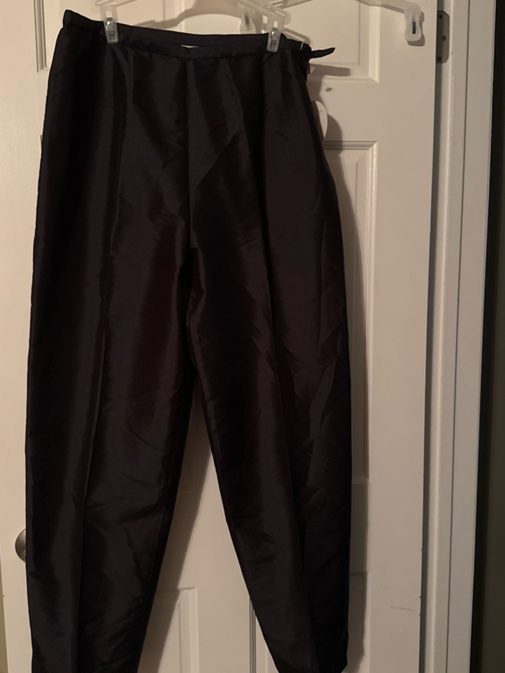 Valerie Stevens Dark Brown High-Rise Trousers